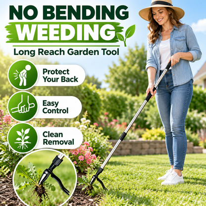 Long-Handle Manual Weed Remover