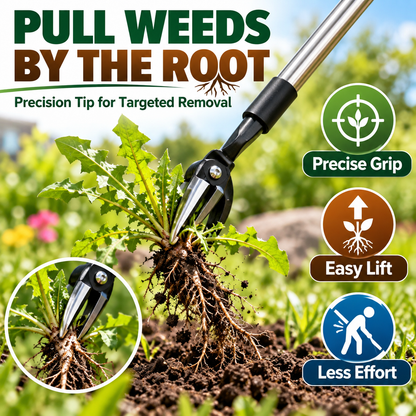 Long-Handle Manual Weed Remover