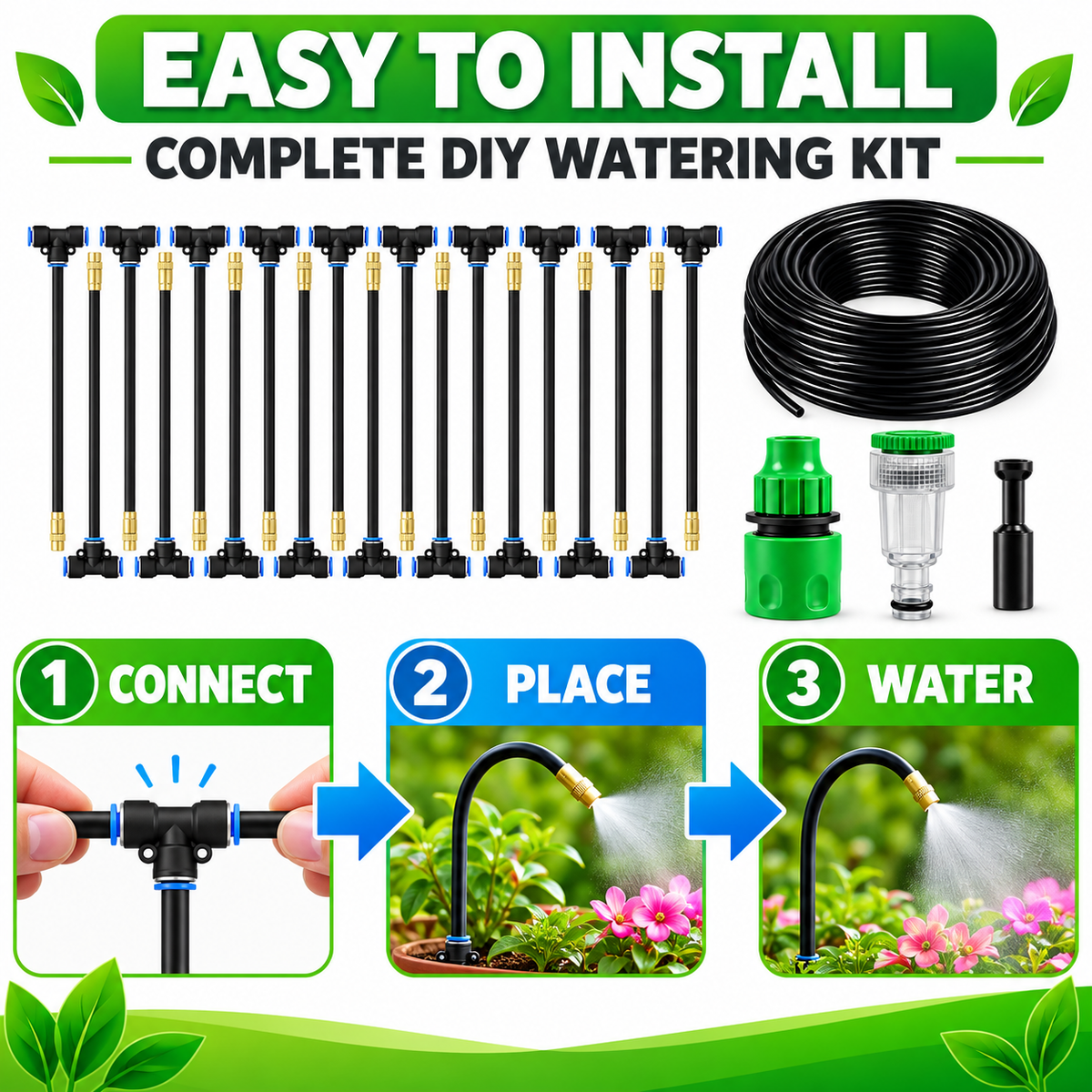 Flexible Micro Drip Watering System