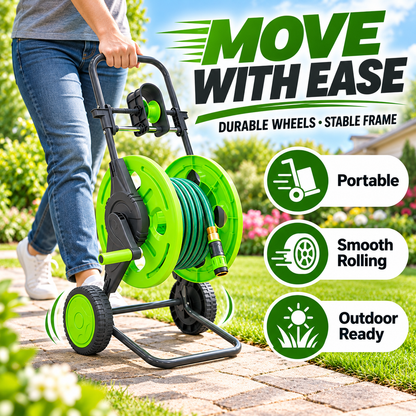 Portable Garden Hose Reel Cart