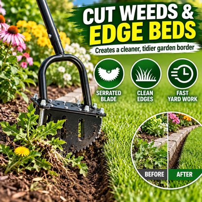 4-in-1 Manual Lawn Aerator & Edger