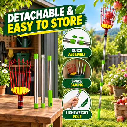Fruit Picker Tool with Extension Pole