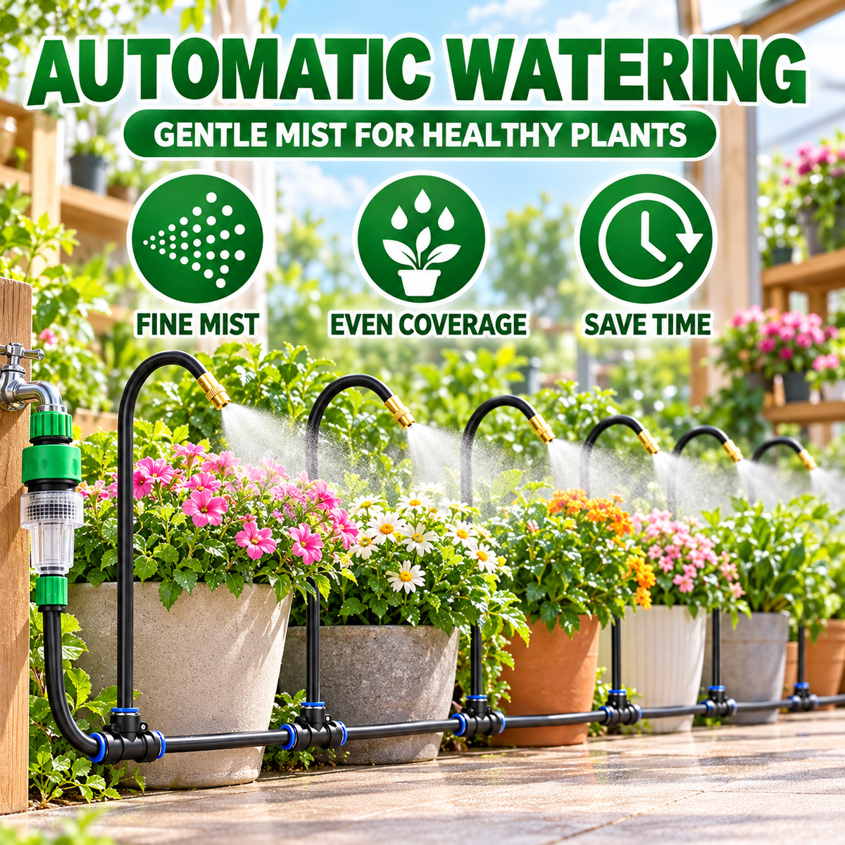 Flexible Micro Drip Watering System