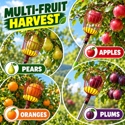 Fruit Picker Tool with Extension Pole