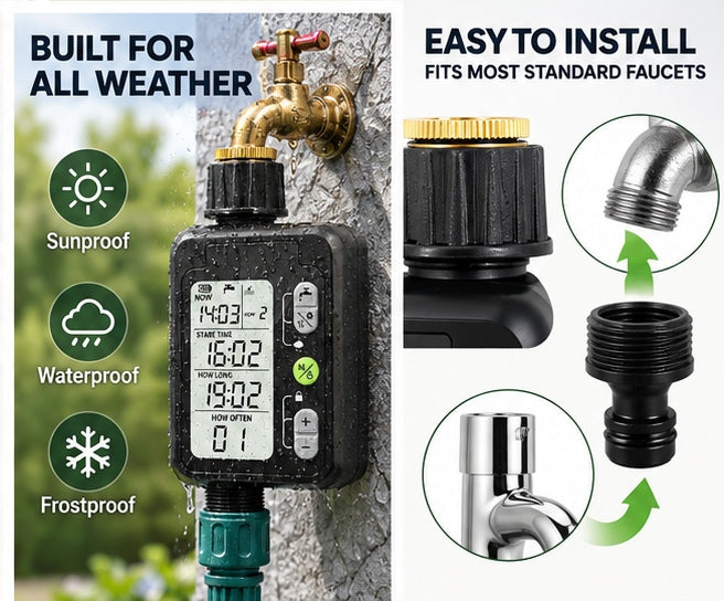 Programmable Garden Sprinkler Timer
