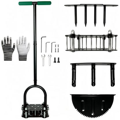 4-in-1 Manual Lawn Aerator & Edger