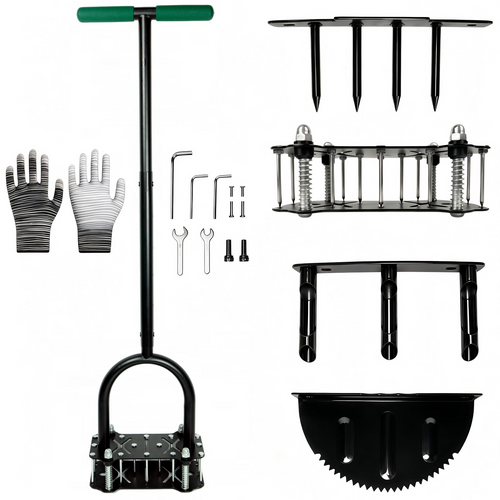 4-in-1 Manual Lawn Aerator & Edger